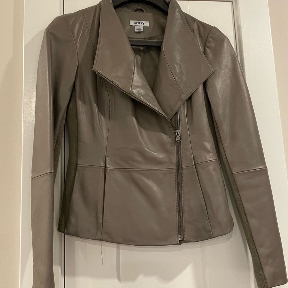 DKNY LEATHER jacket!